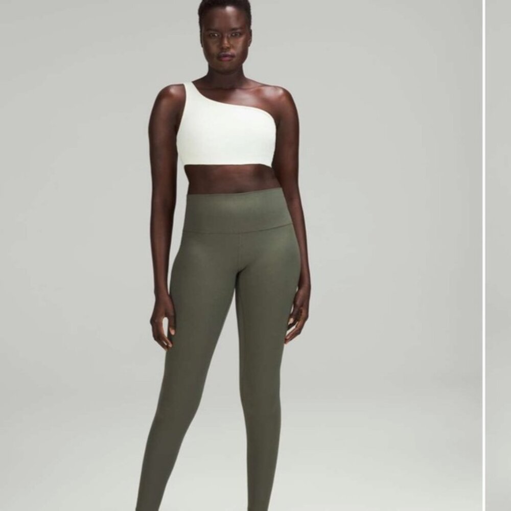 lululemon athletica Align Ribbed High Rise Leggings   Olive